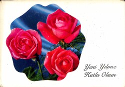 Simli Yılbaşı Kutlama Tebrik Kartı KRT19157 - Gökçekoleksiyon