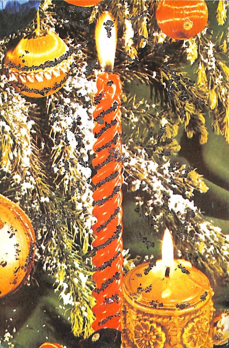 Simli Yılbaşı Temalı Kartpostal KRT20913 - 1
