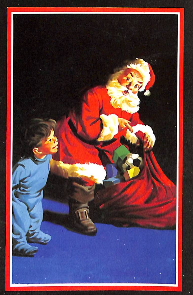 Noel Baba Temalı Kartpostal KRT20964 - 1