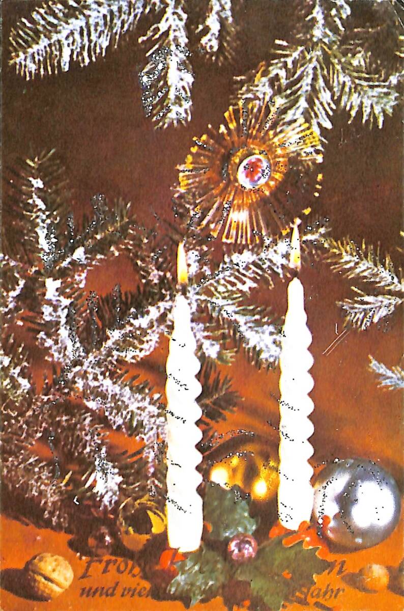Simli Yılbaşı Temalı Kartpostal KRT20985 - 1