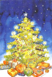 Simli Yılbaşı Temalı Kartpostal KRT21001 - Gökçekoleksiyon