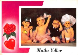 Yılbaşı Temalı Kartpostal KRT21011 - Gökçekoleksiyon