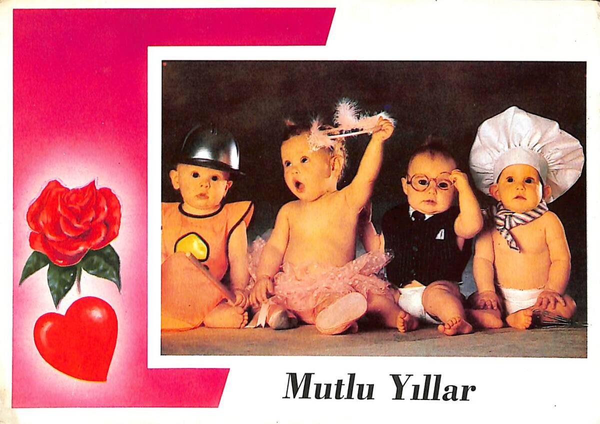 Yılbaşı Temalı Kartpostal KRT21011 - 1