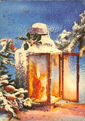 Simli Yılbaşı Yeni Yıl Tebrik Kartı KRT18115 - Gökçekoleksiyon