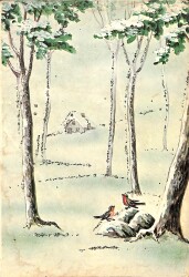 Simli Yılbaşı Yeni Yıl Temalı Kartpostal KRT18157 - Gökçekoleksiyon