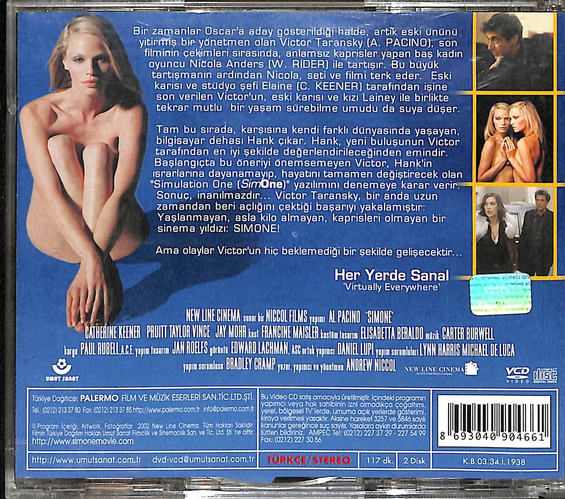Simone (2002) Orijinal VCD Film VCD28775 - 2