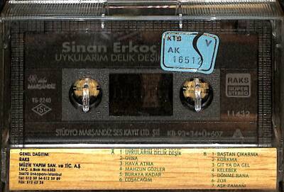 Sinan Erkoç - Uykularım Delik Deşik Kaset (İkinci El) KST25537 - 2