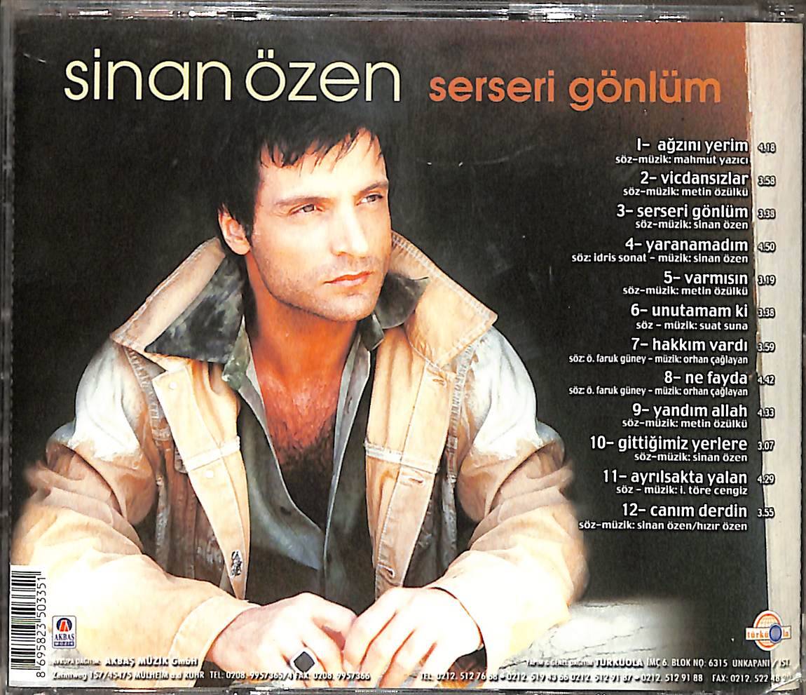 Sinan Özen - Serseri Gönlüm CD (İkinci El) CD3791 - 2