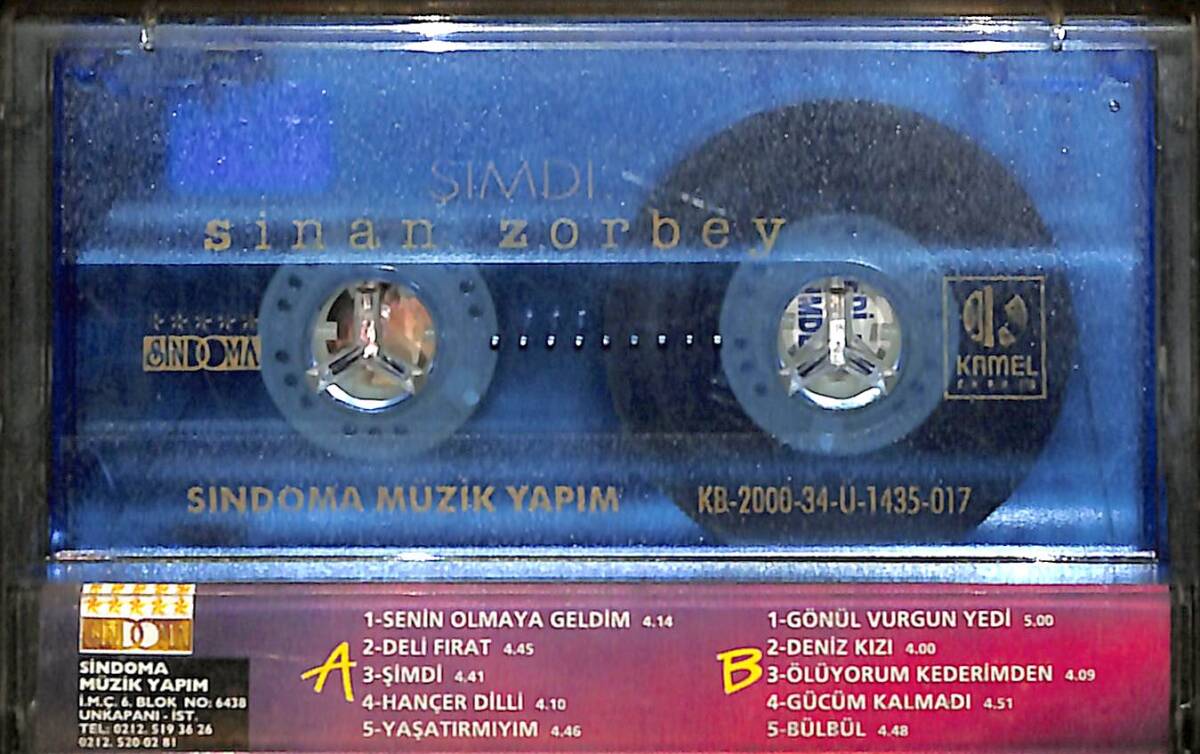 Sinan Zorbey - Şimdi Kaset (İkinci El) KST28411 - 2