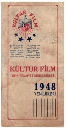 SİNEMA-1948 Kültür Filim Reklam Broşörü EFM(N)1093 - 13