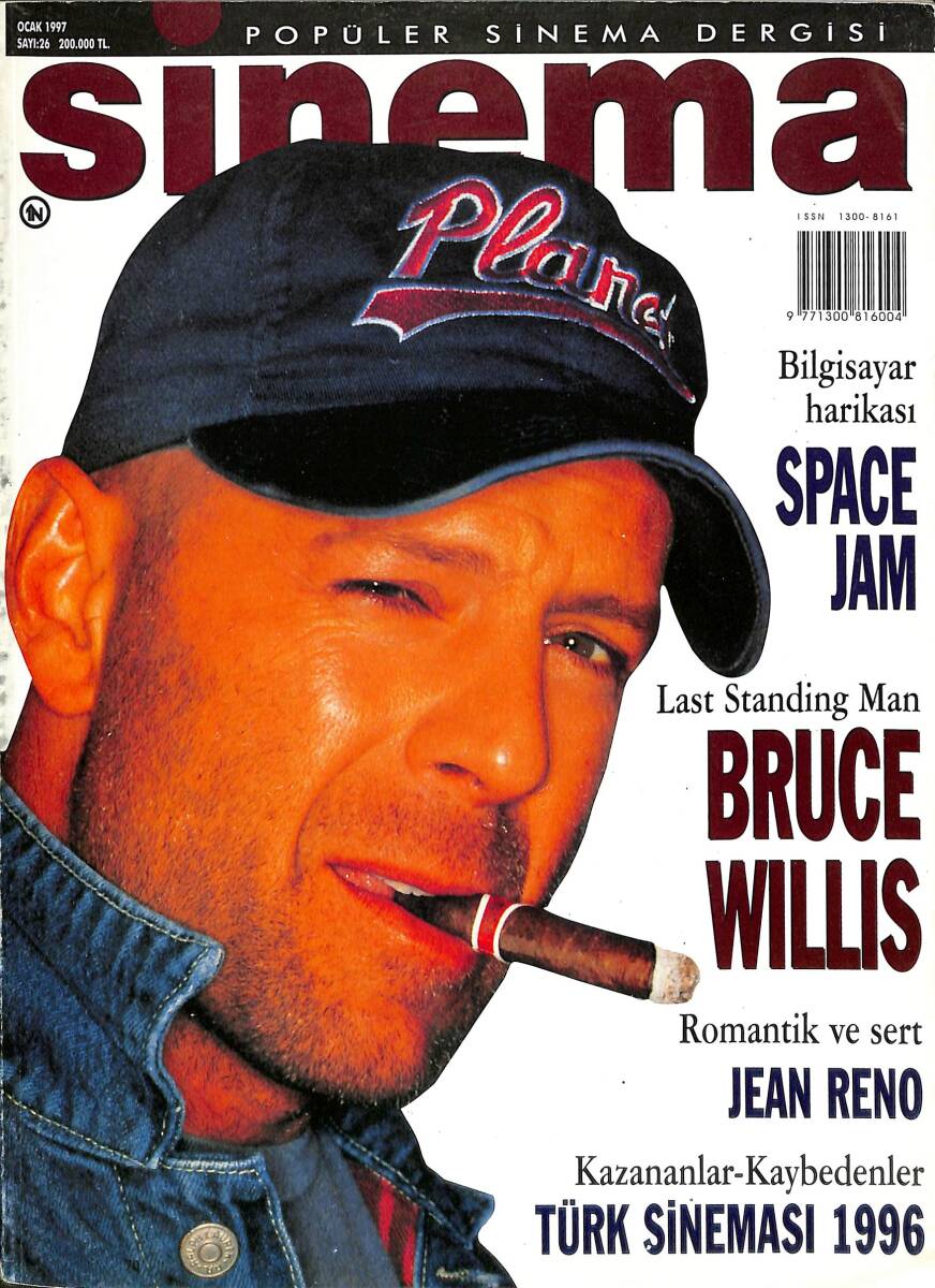 Sinema Dergisi Ocak 1997 Sayı: 26 – Jean Reno – Türk Sineması 1996 – Bruce Willis NDR101990 - 1