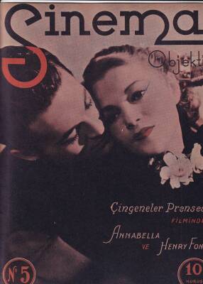 SİNEMA OBJEKTİFİ (Sinema Dergisi) Sayı5 10 Teşrinisani 1937 - Grace Bradley, Loretta Young, Baby-Star, Cin harlow, Greta Garbo NDR49760 - 1