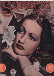 SİNEMA OBJEKTİFİ (Sinema Dergisi) Sayı7 24 Teşrinisani 1937 - Başbakan Celal Bayarın İmar Programı Ve Türk Sinemacılığının İstikbali, Martha Hunter NDR49762 - 2