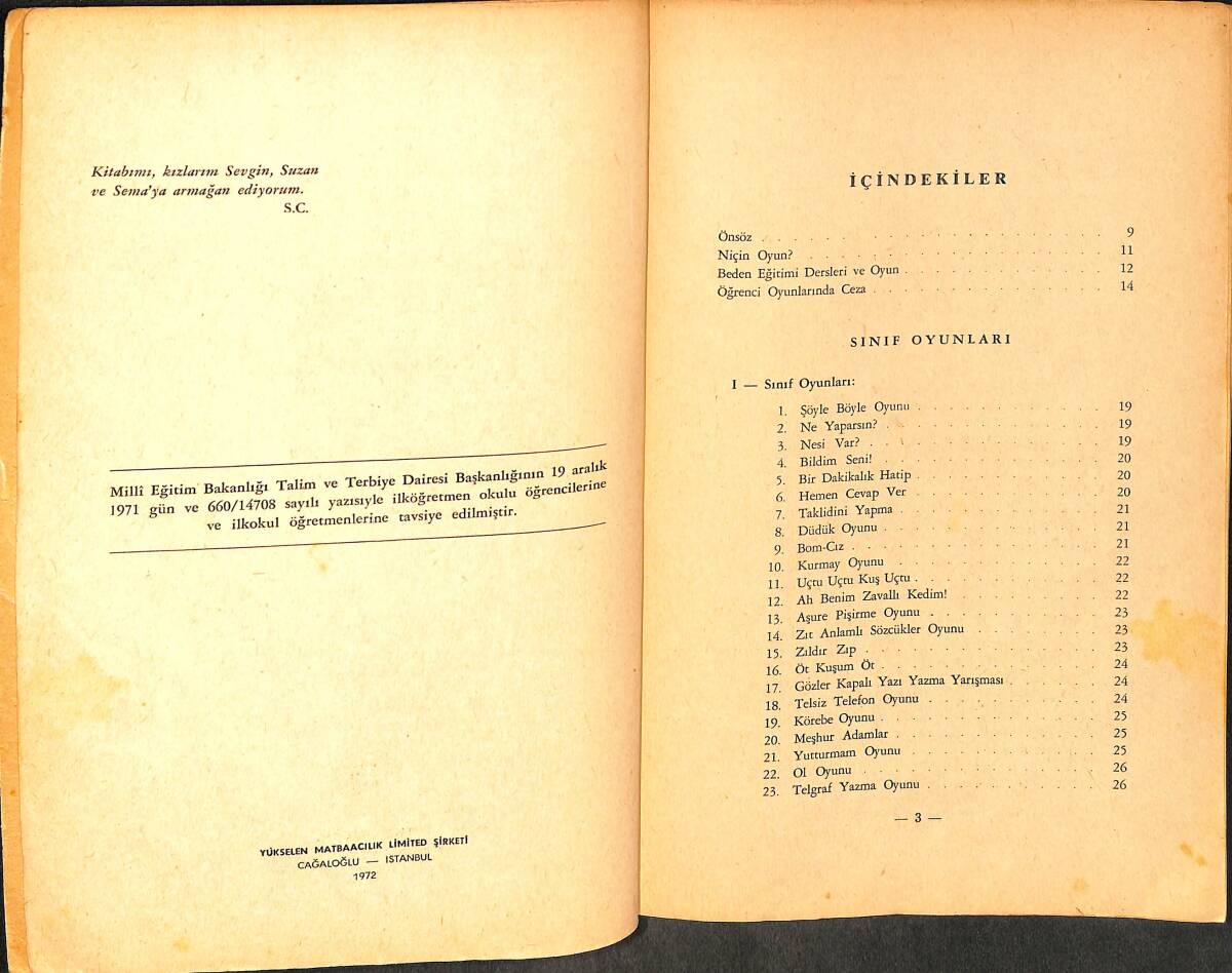 Sınıfta, Bahçede ve Aile Toplantılarında Oyun Ve Rontlar NDR101298 - 2