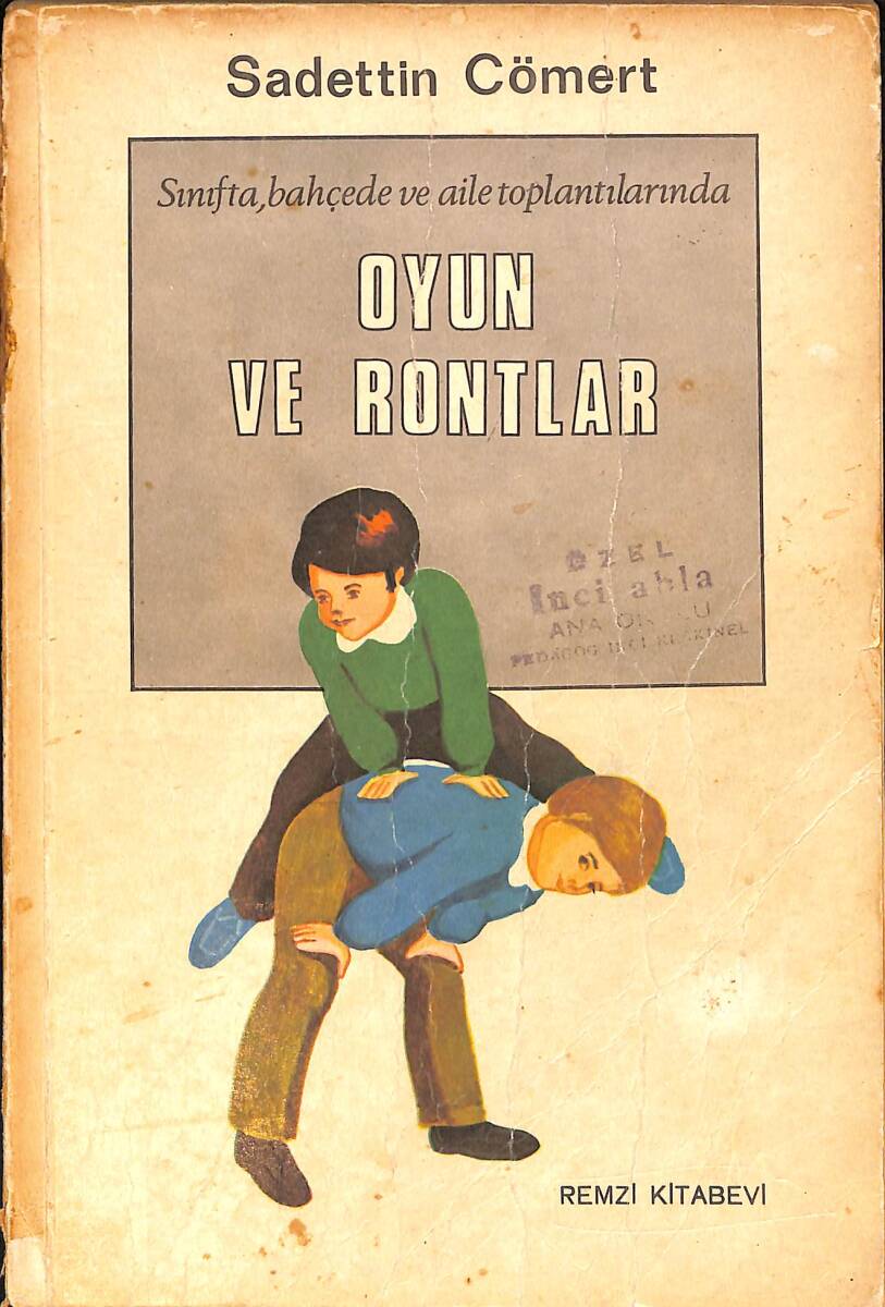 Sınıfta, Bahçede ve Aile Toplantılarında Oyun Ve Rontlar NDR101298 - 4