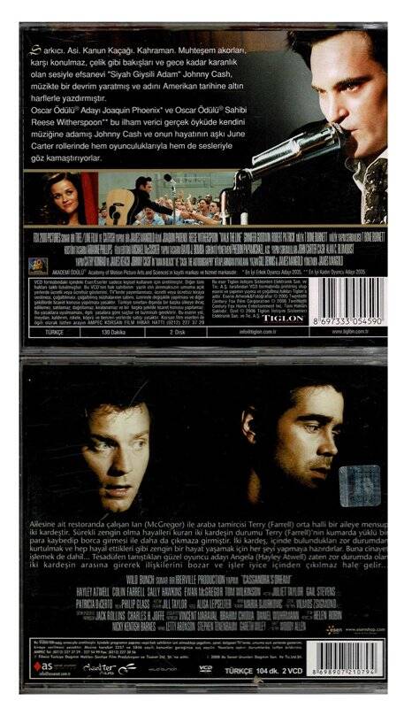 Sınırları Aşmak Cassandra nın Rüyası - 2 Adet VCD Film VCD624 - 2