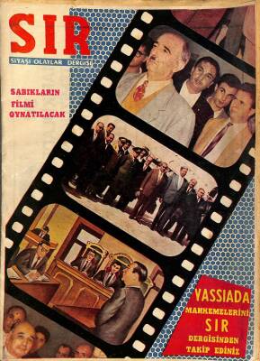 Sır Siyasi Olaylar Dergisi Sayı 17 - 11 Ekim 1960 - Yassıada Mahkemelerini Sır Dergisinden Takip Ediniz DRG724 - 1