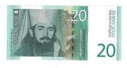 Sırbistan 20 Dinara 2000 ÇİL YKP8300 - 1