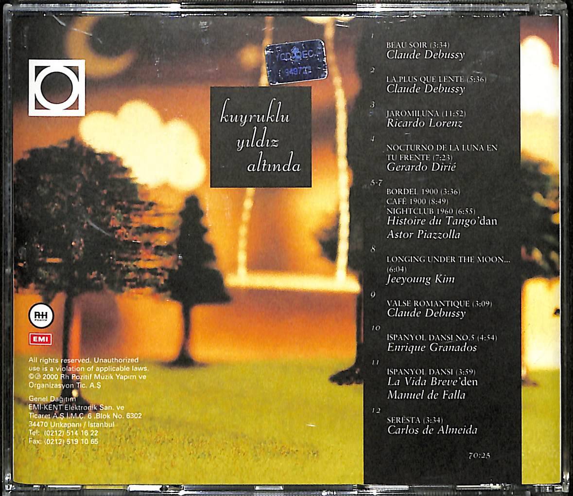 Şirin Pancaroğlu & Ignace Lang - Kuyruklu Yıldız Altında CD (İkinci El) CD4660 - 2