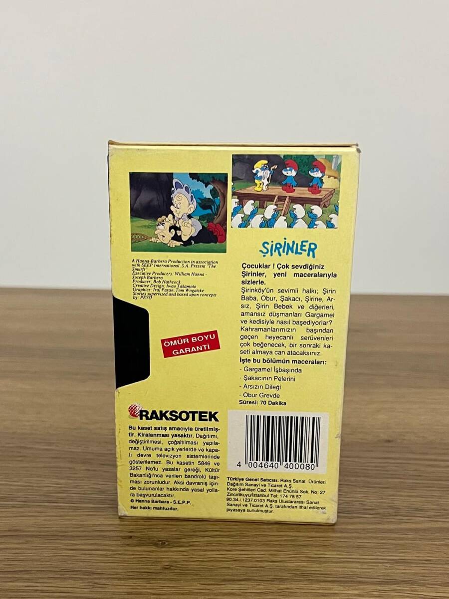 ŞİRİNLER Gargamel İş Başında - BETA - Video Kaset DVD2844 - 3