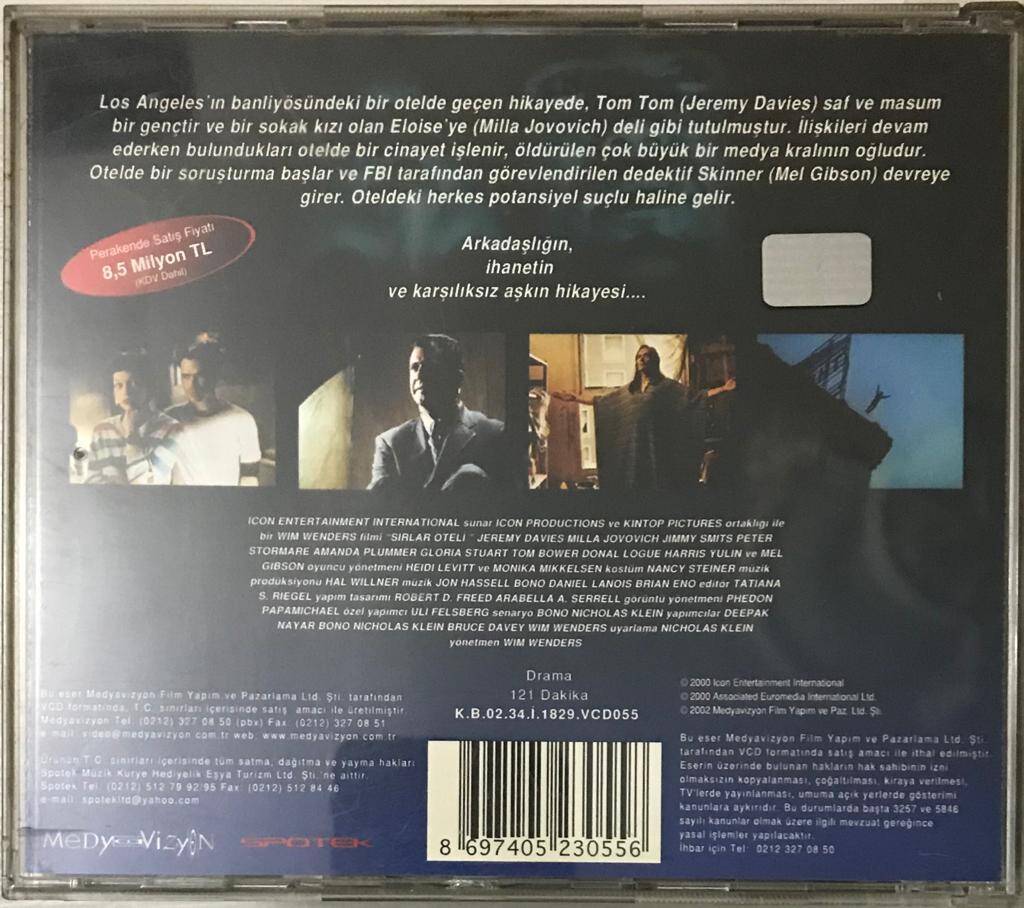Sırlar Oteli VCD Film VCD5873 - 2