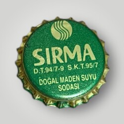 SIRMA Doğal Maden Suyu Sodası Basılmamış Gazoz Kapağı CMK1-1186 - 3