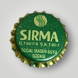 SIRMA Doğal Maden Suyu Sodası Basılmamış Gazoz Kapağı CMK1-1184 - Gökçekoleksiyon