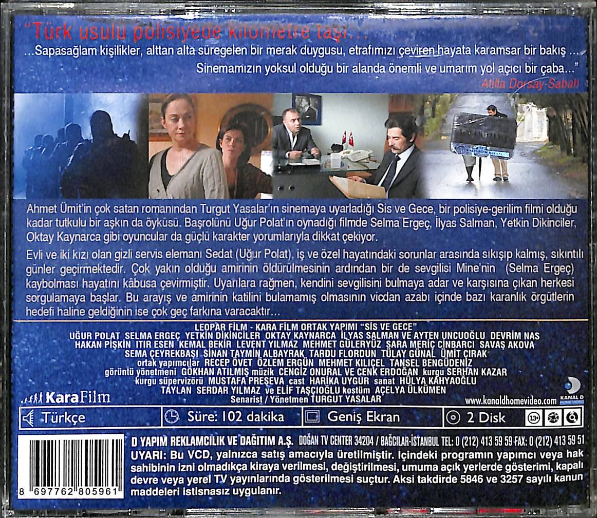 Sis ve Gece (2007) Orijinal VCD Film VCD28225 - 2