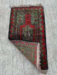 Sivas Eski El Dokuma Antika Halı YastıkAOB3794 (N) - 4