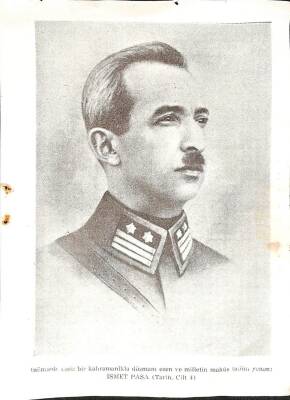 Siyah Beyaz İsmet İnönü Resmi EFM(N)9970 - 2
