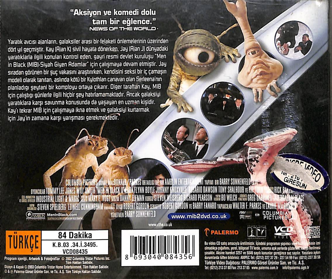 Siyah Giyen Adamlar 2 VCD Film VCD27151 - 2