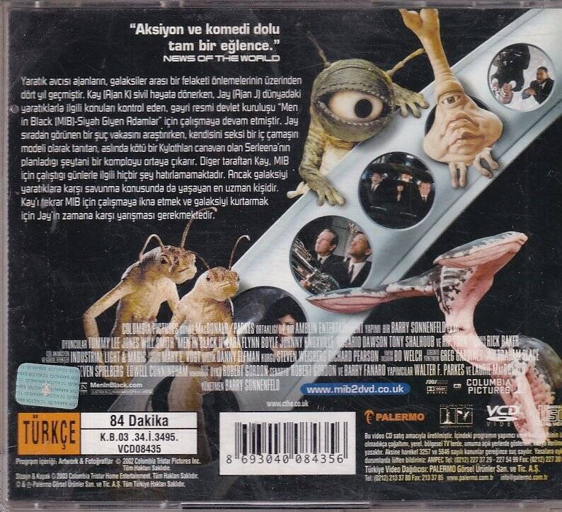 Siyah Giyen Adamlar 2 VCD Film VCD8950 - 2