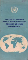 SİYASET - 1963 Birleşmiş Milletler Deklarasyonu Broşürü EFM(N)3764 - 2