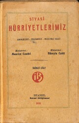 Siyasi Hürriyetlerimiz (Menşeleri - Tekamülü - Bugünkü Hali) - 2.Cilt NDR92206 - Gökçekoleksiyon