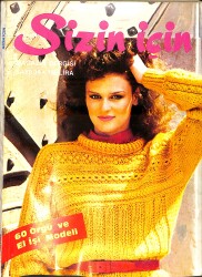 Sizin İçin Aylık Kadın Magazin Dergisi Aralık 1982 Sayı 14 NDR92773 - Gökçekoleksiyon