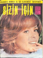 Sizin İçin Dergisi Haftalık Magazin Mecmuası No: 17 300 Krş. NDR93011 - Gökçekoleksiyon