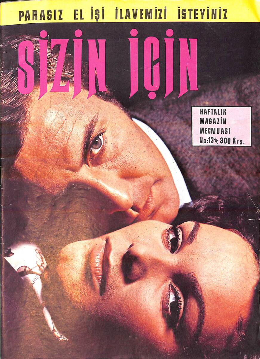 Sizin İçin Dergisi Haftalık Magazin Mecmuası No:13 300 Krş. NDR93014 - 1