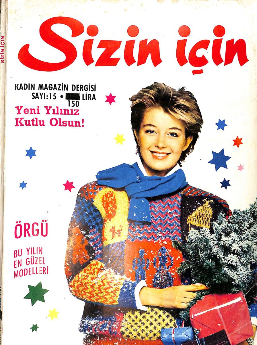 Sizin İçin Kadın Magazin Dergisi Ocak 1983 Sayı 15 NDR92776 - 1