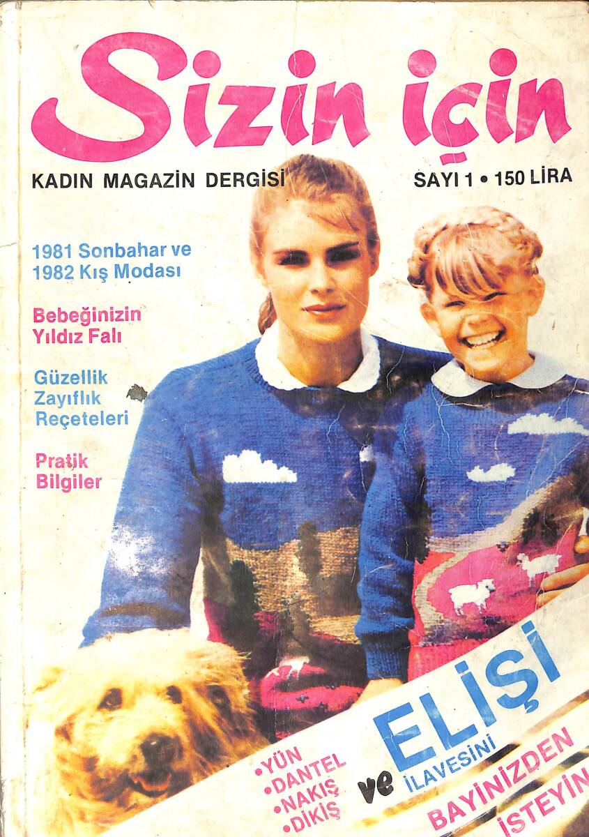 Sizin İçin Kadın Magazin Dergisi Sayı: 1 NDR93114 - 1