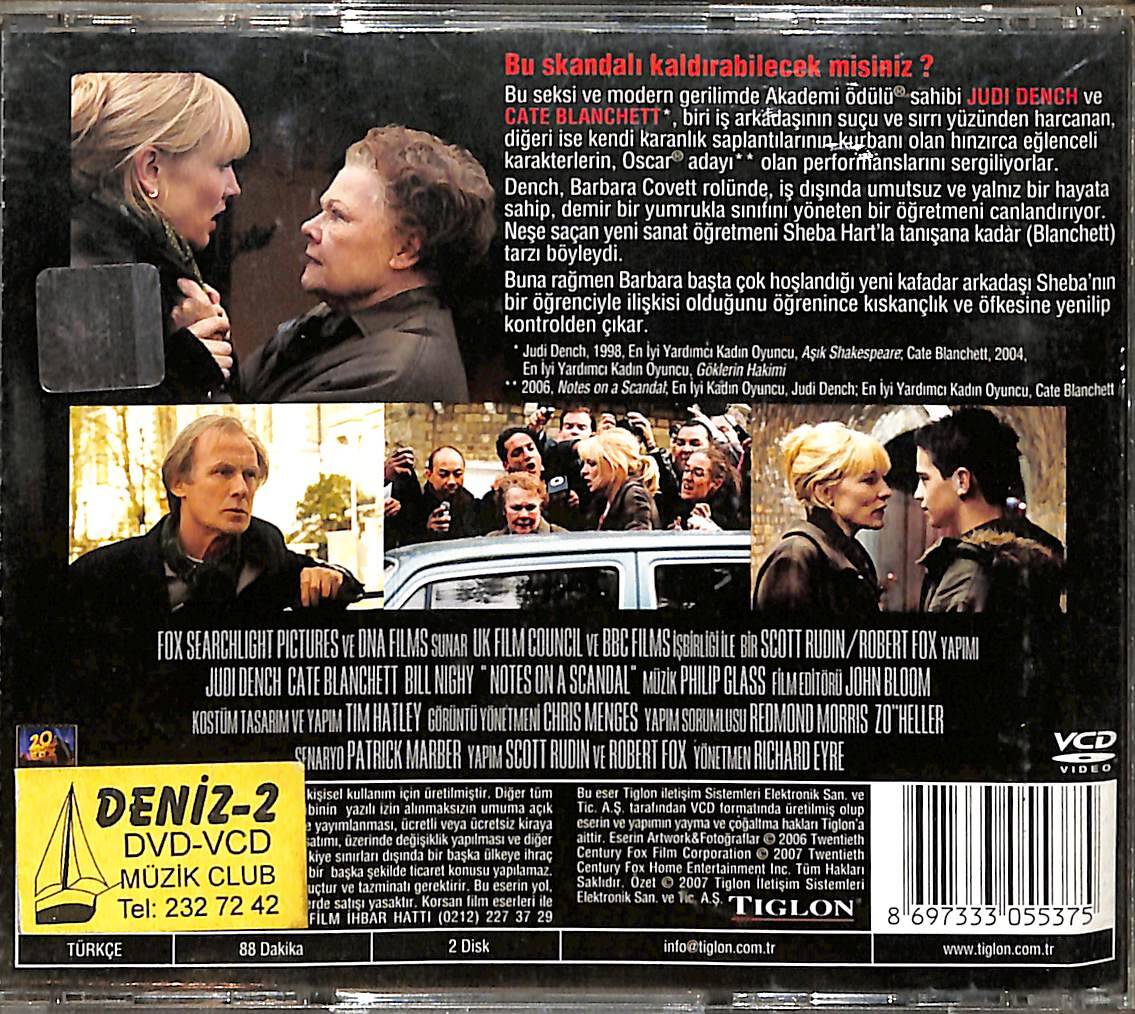 Skandal – Notes on a Scandal (2006) Orijinal VCD Film VCD28889 - 2