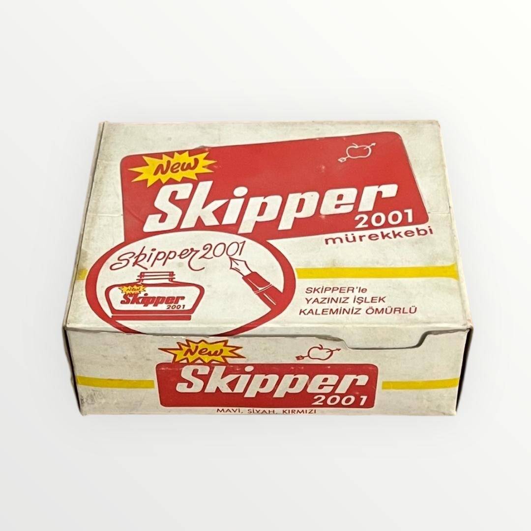 Skipper Sabit Mürekkep Kırmızı Tam Dolu Kutu AOB4791 - 1