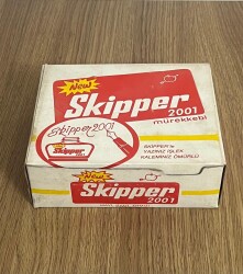 Skipper Sabit Mürekkep Kırmızı Tam Dolu Kutu AOB4791 - 5