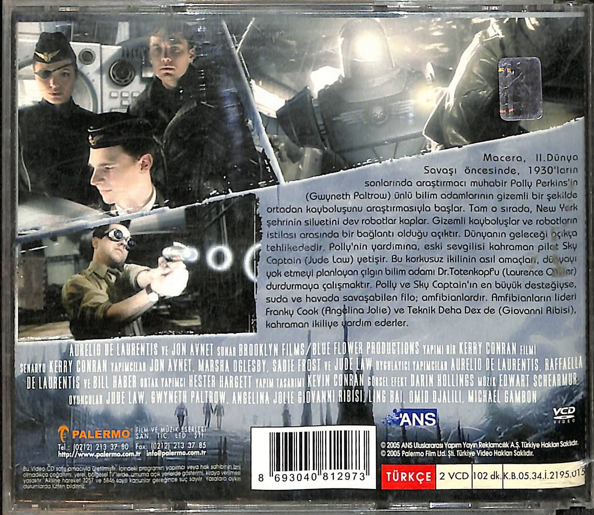 Sky Captan Ve Yarının Dünyası VCD Film (İkinci El) VCD27619 - 2
