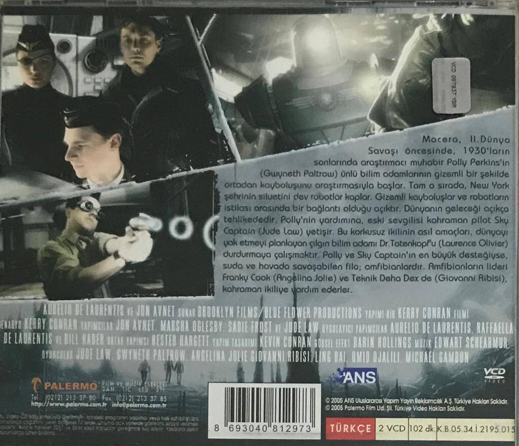 Sky Captan Ve Yarının Dünyası VCD Film VCD5754 - 2