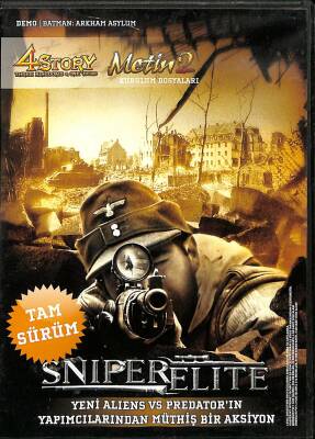 Sniper Elite DVD Film 109 (İkinci El) DVD2179 - 1