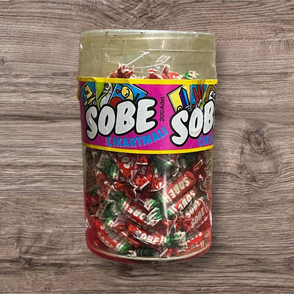 SOBE (ÜLKER) 1985 Sakız Açılmamış 200 Adetli Kutu # SKZ1744 - 1