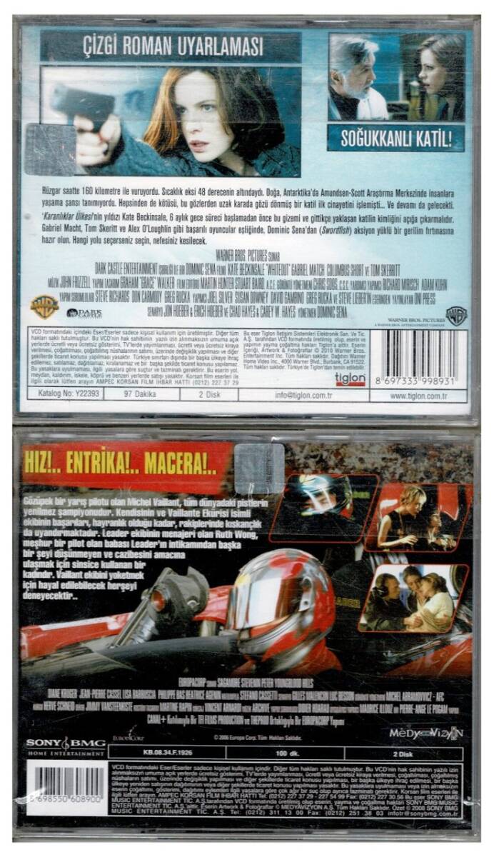 Soğuk Ölüm 24 Saat - 2 Adet VCD Film VCD1052 - 2