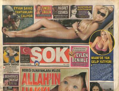 Şok Gazetesi 2 Ekim 2014 - Sinem Kobal , Kusursuz Güzelliğin Peşinde GZ106613 - 1