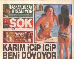 Şok Gazetesi 7 Mayıs 2013 - Fatma Girik Şişli Belediye Başkanı Olduğu Sıralar PKK Tarafında Tehdit Edilmiş GZ158533 - Gökçekoleksiyon