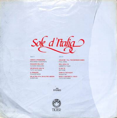 Sole DItalia 1983 Turkey LP (109) PLK17279 - 2